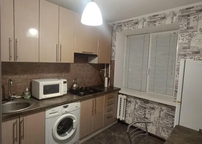 Apartment With Balcony On Peremohy Avenue 43